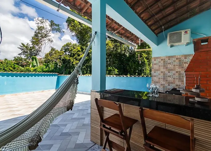 Casa Azul Com Vista Para A Mata - Arraial D\'Ajuda